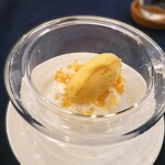 Le Coin Discret - 「はるみ」ブラマンジェ　パッションフルーツのソルベ