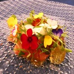 Le Coin Discret - 本鮪脳天　熟成キタアカリ　トマト　ブラッドオレンジ