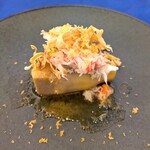 Le Coin Discret - 海老芋のポシェ　香箱蟹　サフラン