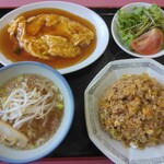 中国台湾料理 龍園 - 料理写真:日替わりランチ：カニ玉