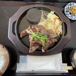 道の駅 羊のまち 侍・しべつ - 牛タン定食