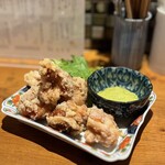 白ワインで漬けた鶏の唐揚げ