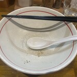 麺屋 ぬまた - すーっと飲み干しましたー！美味し！