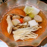 京野菜 桜肉 鴨肉 子鴨 - 鴨鍋に煮えにくい食材から投入