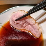 京野菜 桜肉 鴨肉 子鴨 - 鴨鍋の鴨肉しゃぶしゃぶ