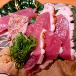 京野菜 桜肉 鴨肉 子鴨 - 鴨たたきアップ