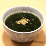 生海苔の出汁茶漬け