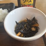 あぶりゃんせ 百干 - 小鉢はひじき煮