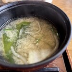 あぶりゃんせ 百干 - もやしとわかめの味噌汁