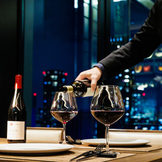 ソムリエ厳選ワインとフレンチのペアリングで至福のひとときを
