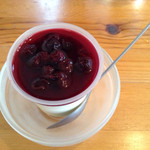 欧風カレー工房チロル - ブルーベリーのパンナコッタ
