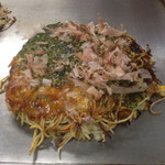 Okonomiyaki Hiroshi Chan - お好み 肉玉そば 550円