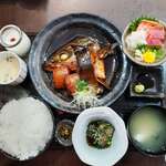 はまさき村 - 本日の村の定食（ブリ大根）