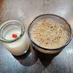 はまさき村 - 杏仁豆腐・アイスコ－ヒ－（無糖）