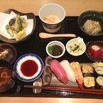 おすし　魚戸いなせや - 寿司ランチ。ジャガイモのスープがメチャ美味かった〜❗️