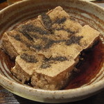 なべ駒 - 厚揚げ黒コショウ