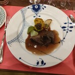 ビストロ瀬田亭 コツナ - 和牛ほほ肉 金時豆・赤ワイン煮／Ragoût de joue de bœuf au vin rouge