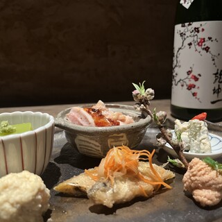 《季節を感じる、月替わりの和食コース》