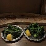 YAKITORI DINER THE HICKORY BIRD - 焼き野菜 菜の花