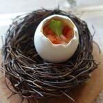 食堂N - 地玉子のプリン
