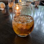 ステーキ懐石都 春日 - 桃の紅茶