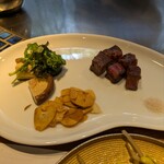 ステーキ懐石都 春日 - お肉など