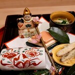 馬車道 大かわ - ひな祭りの八寸