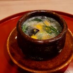 馬車道 大かわ - アイナメとどんこ椎茸のかぶら鍋