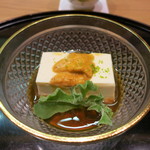 ふじ - 生雲丹、豆乳豆腐