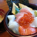 鮨処大漁 - のっけ丼　2014/7/10