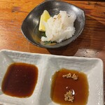 肉バルmoTTon - 教えたくない白センマイ刺し