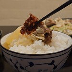 鉄板焼肉てっちゃん 東京店 - ご飯おかわりできます