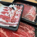 しゃぶしゃぶすき焼どん亭 - お肉3種チョイス