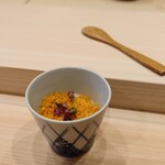 松寿司 たにがわ - 白子の蒸し鮨