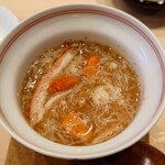 松寿司 たにがわ - セコガニの餡かけ茶碗蒸し