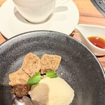 焼肉セナラ - デザートセット　550円でドリンクとアイスはお得