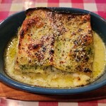 ラザニアバー - ほうれん草とお豆腐とハムとチーズのラザニア