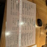 東京担担麺本舗 ゴマ屋 - メニュー