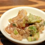 盃爛処 - ウマヅラハギの肝あえ