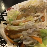 西海酒場斗々 - 〆の皿うどん。