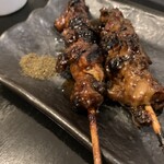 西海酒場斗々 - 追加で、うなぎ肝串。