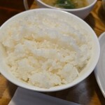 キッチン ブルー グローブ - ご飯大盛りのアップ