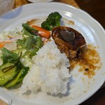 キッチン ブルー グローブ - 最後のワンプレート