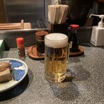 はんぶん - 生ビールから（スーパードライ）