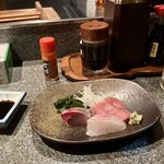 はんぶん - お刺身3種もり