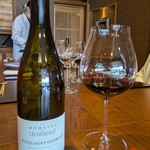 徳山鮓 - DOMAINE LECHENEAUT NUITS-SAINT-GEORGES 2020　赤ワイン グラス。