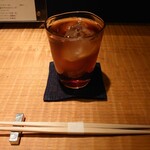 永来権 - 黒ウーロン茶&お箸(*´σｰ｀)