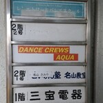 名山 きみや - ビルの案内板には…