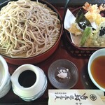 手打蕎麦鶴㐂 - 天ざるそば