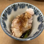 たが和 - クエの湯引きと若目のおろしポン酢